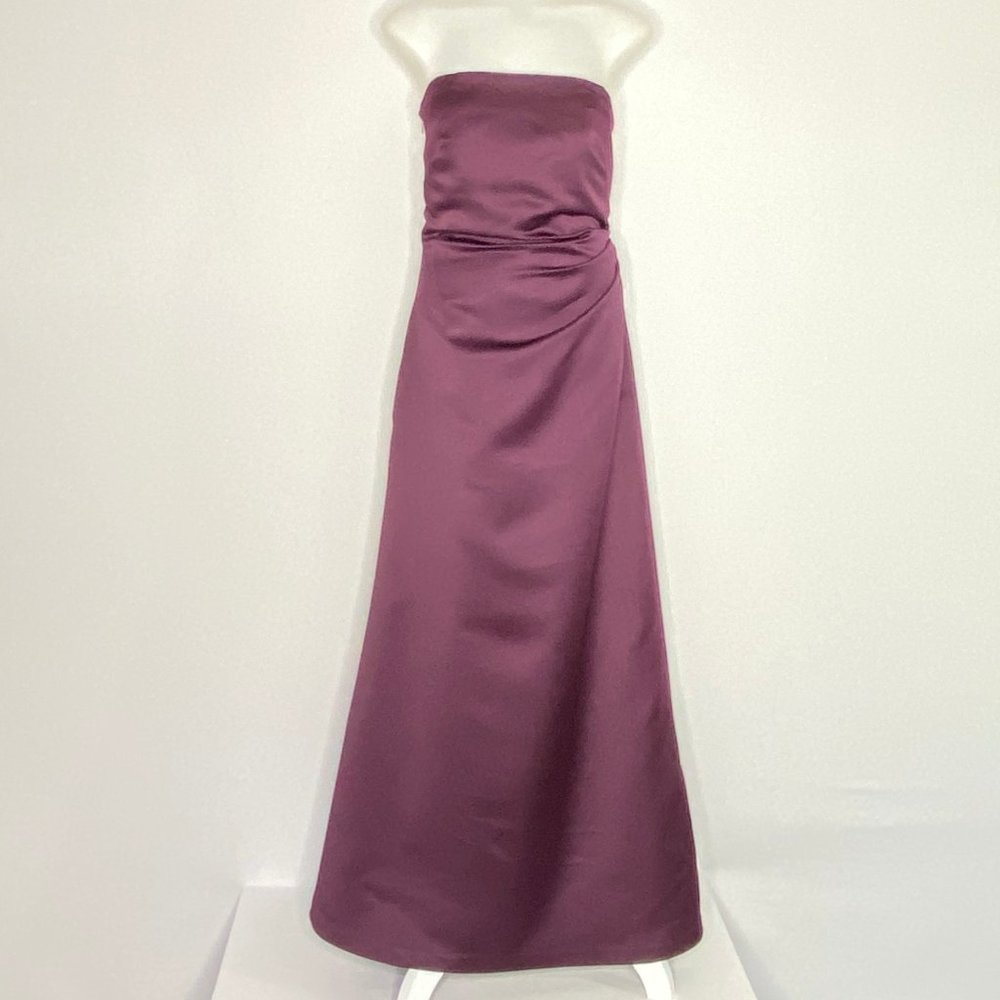 Vera Vang long Strapless Evening Dress SZ 6